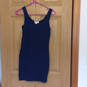 Blue bodycon tank dress